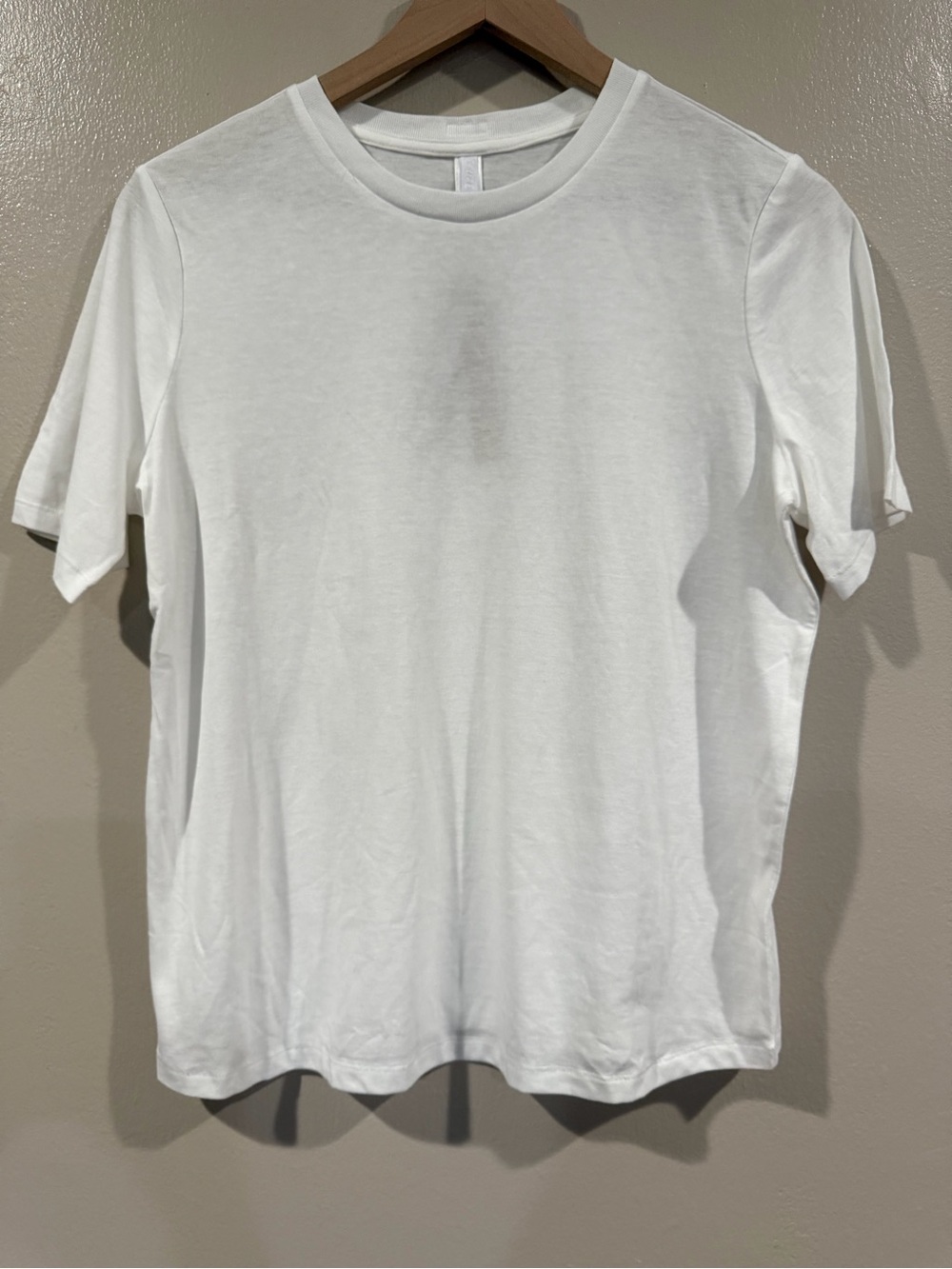 NWT SKIMS Women’s White Crewneck T-Shirt Size XS (Oversized)